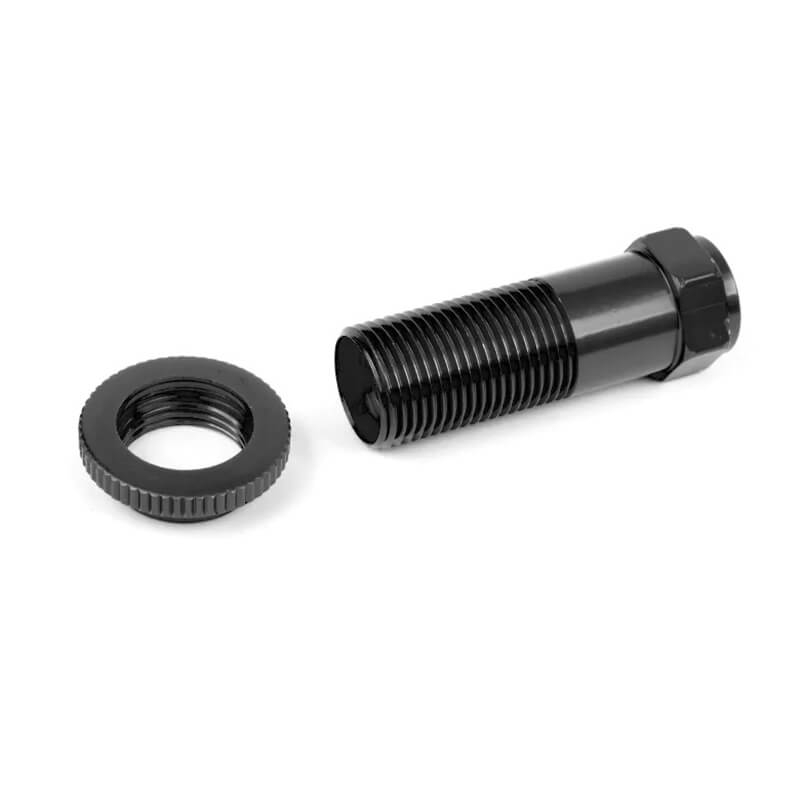 Corally Servo Saver Shaft With Nut Aluminium Black 1 Set