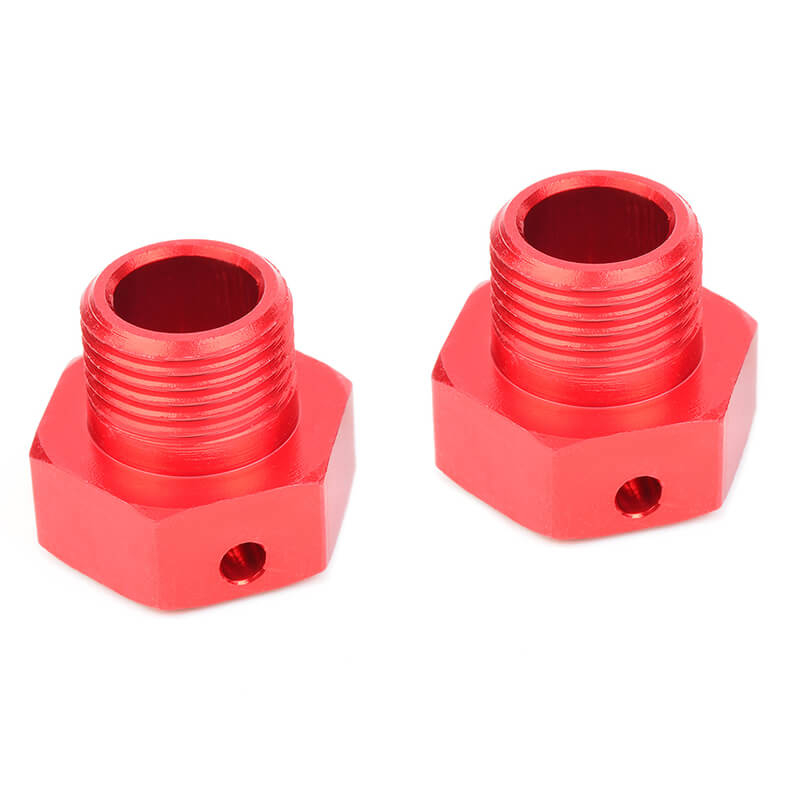 Corally Wheel Hex Adapter Wide Rtr Aluminum 2 Pcs
