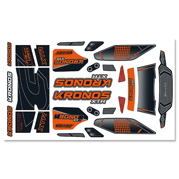 Corally Body Decal Sheet - Kronos Xtr