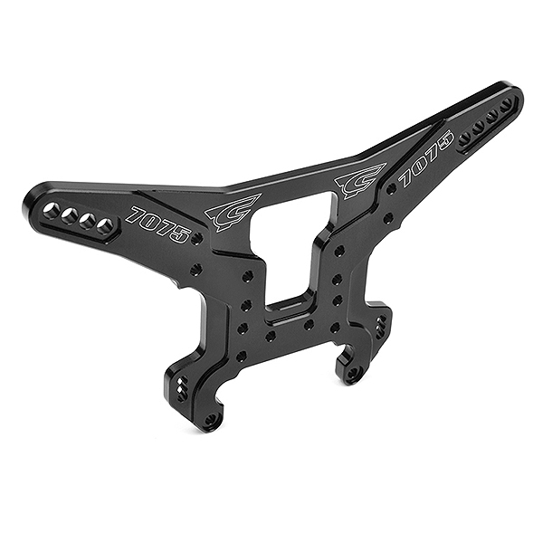 Corally Shock Tower Mtl Swiss Made 7075 T6 5mm Hard Black