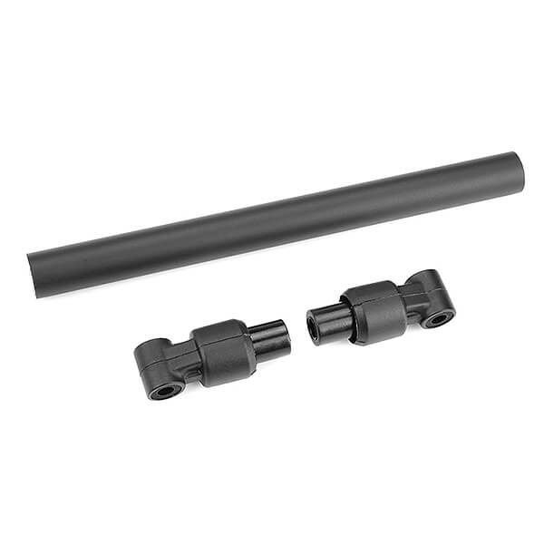Corally Chassis Tube Rear 130mm Aluminum Black 1 Set