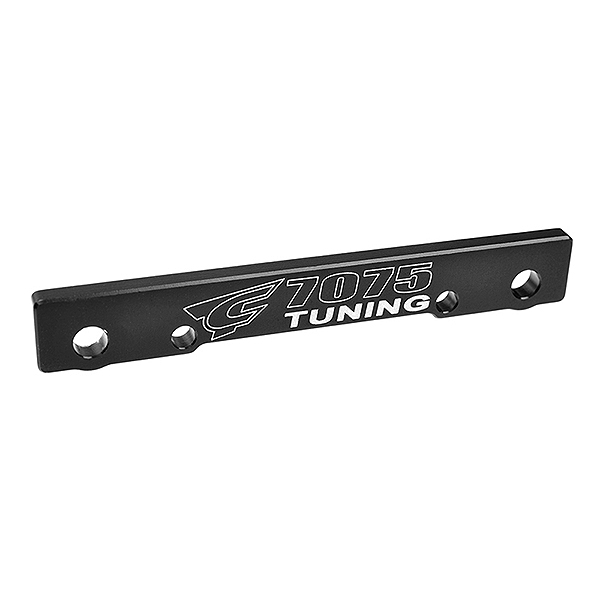 Corally Suspension Arm Mount Ff Swiss 7075 T6 3mm Hard Bl.