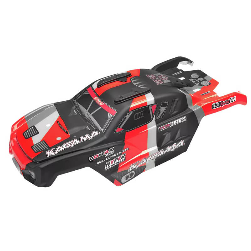 Team Corally Body Painted And Cut Kagama Red 1pc