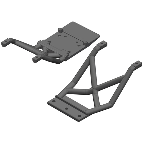 Corally Skid Plates Fr/re 1 Set