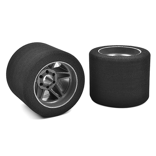 Corally Attack Foam Tyres 1/8 Circuit 32 Shore Rear Carbon R