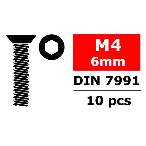 corally-steel-screws-m4-x-6mm-hex-flat-head-10-pcs