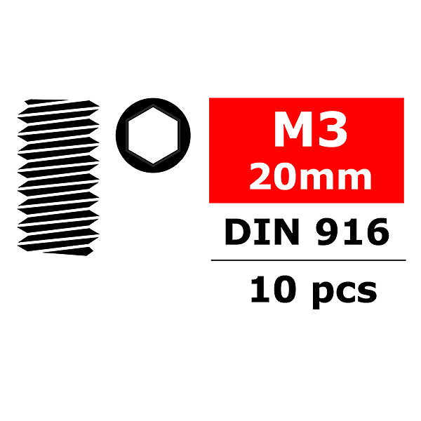 corally-steel-set-screws-m3-x-20mm-hex-10-pcs