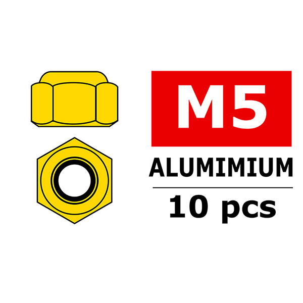 corally-aluminium-nylstop-nut-m5-gold-10-pcs