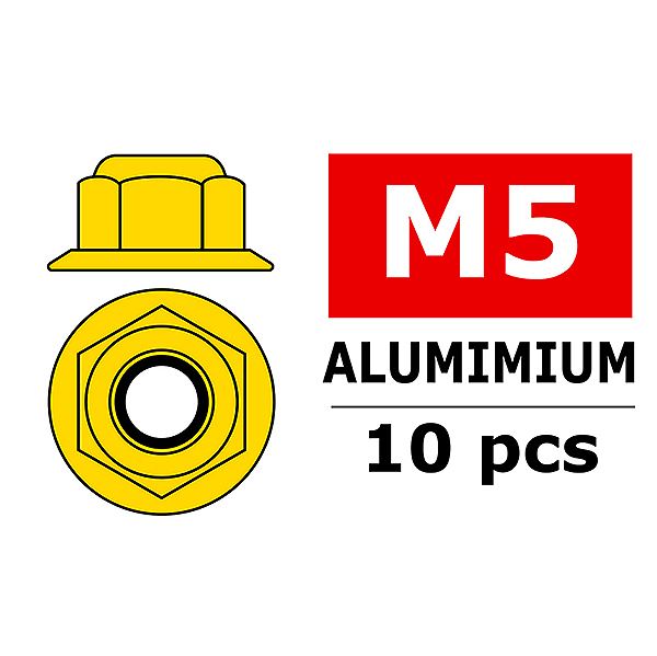 corally-aluminium-nylstop-nut-m5-flanged-gold-10-p