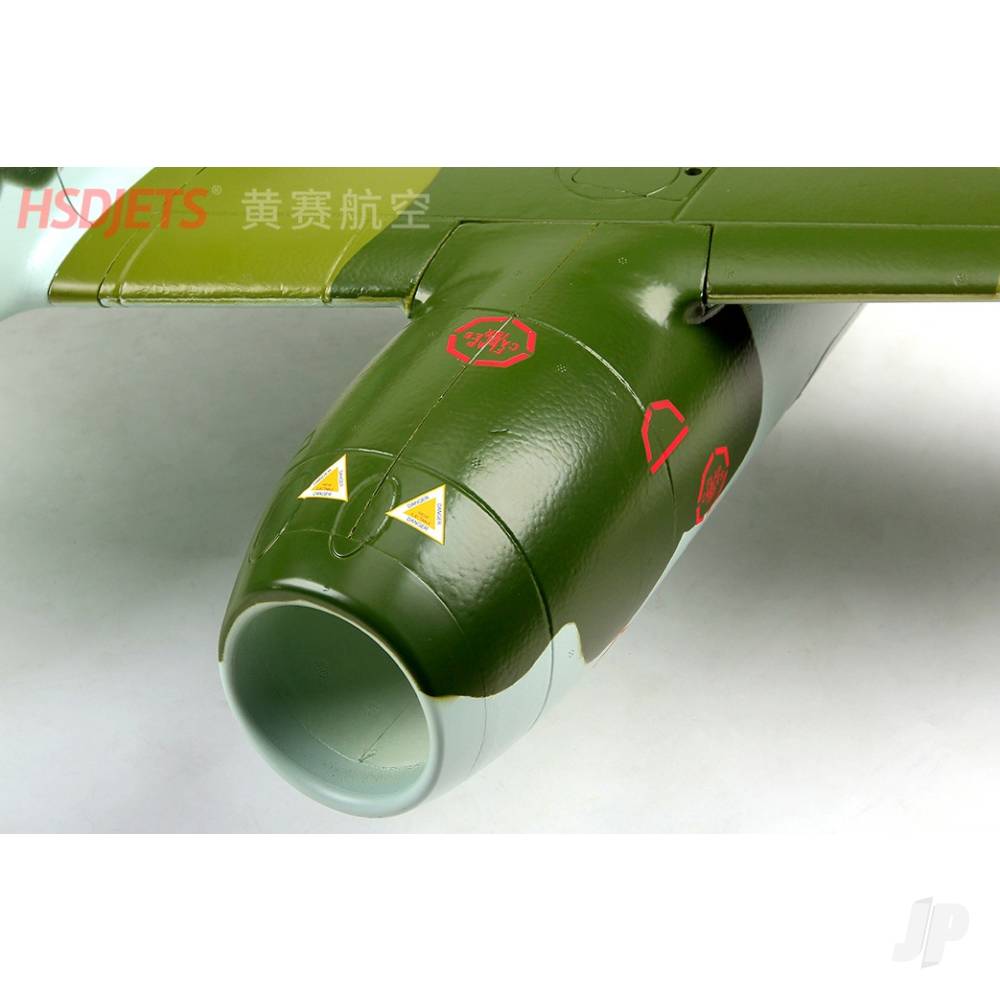 ME-262 Twin 90mm EDF Foam Jet, Green Camo (PNP 12S)-9