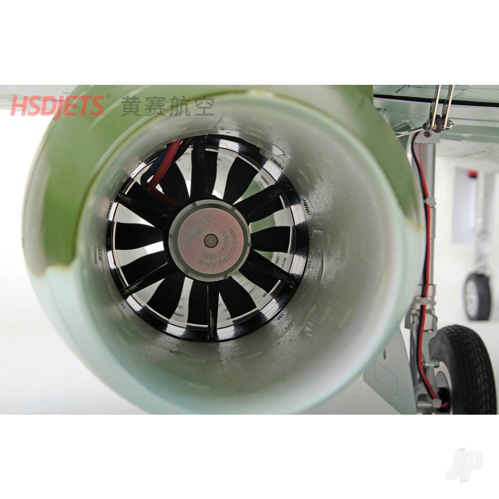 ME-262 Twin 90mm EDF Foam Jet, Green Camo (PNP 12S)-17