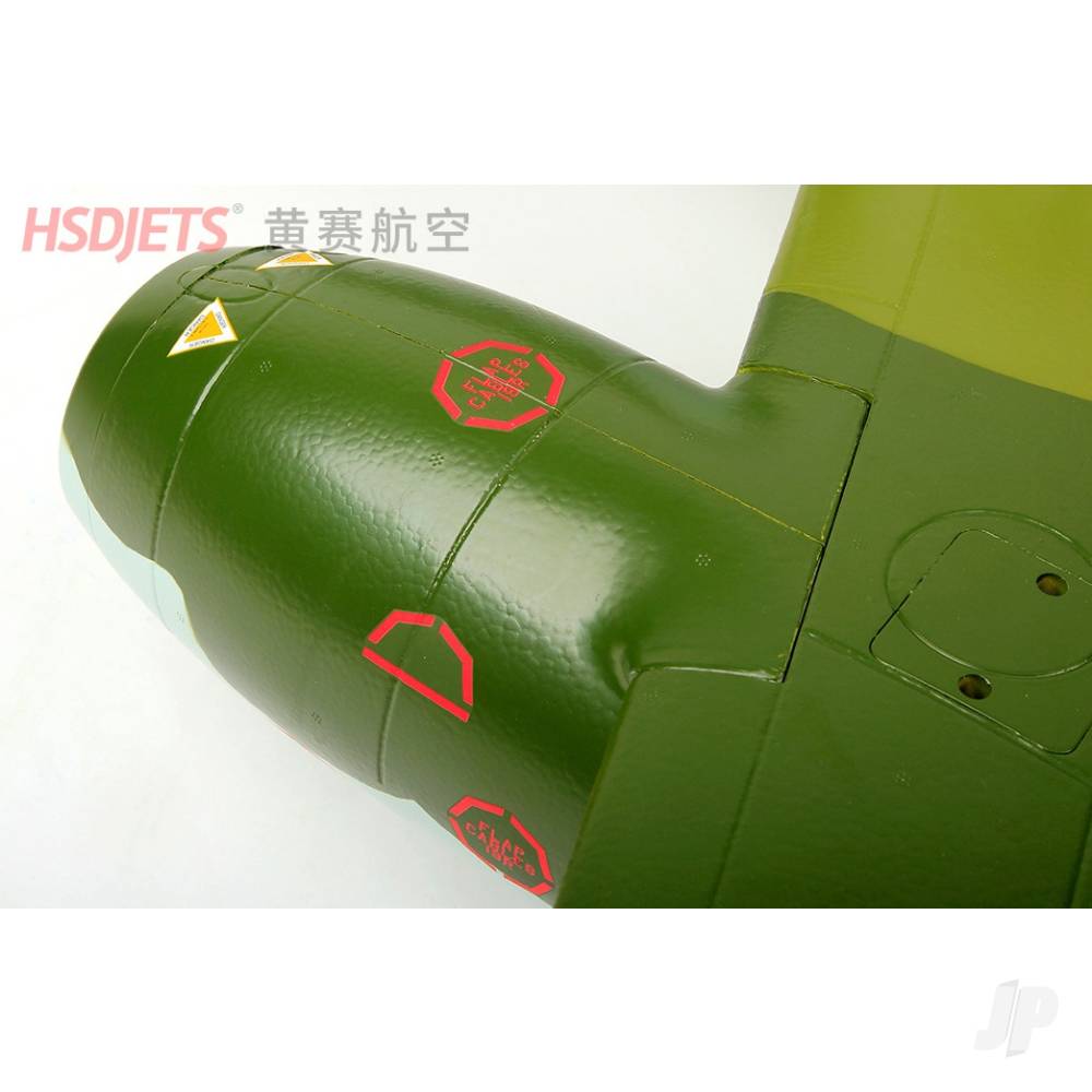ME-262 Twin 90mm EDF Foam Jet, Green Camo (PNP 12S)-22