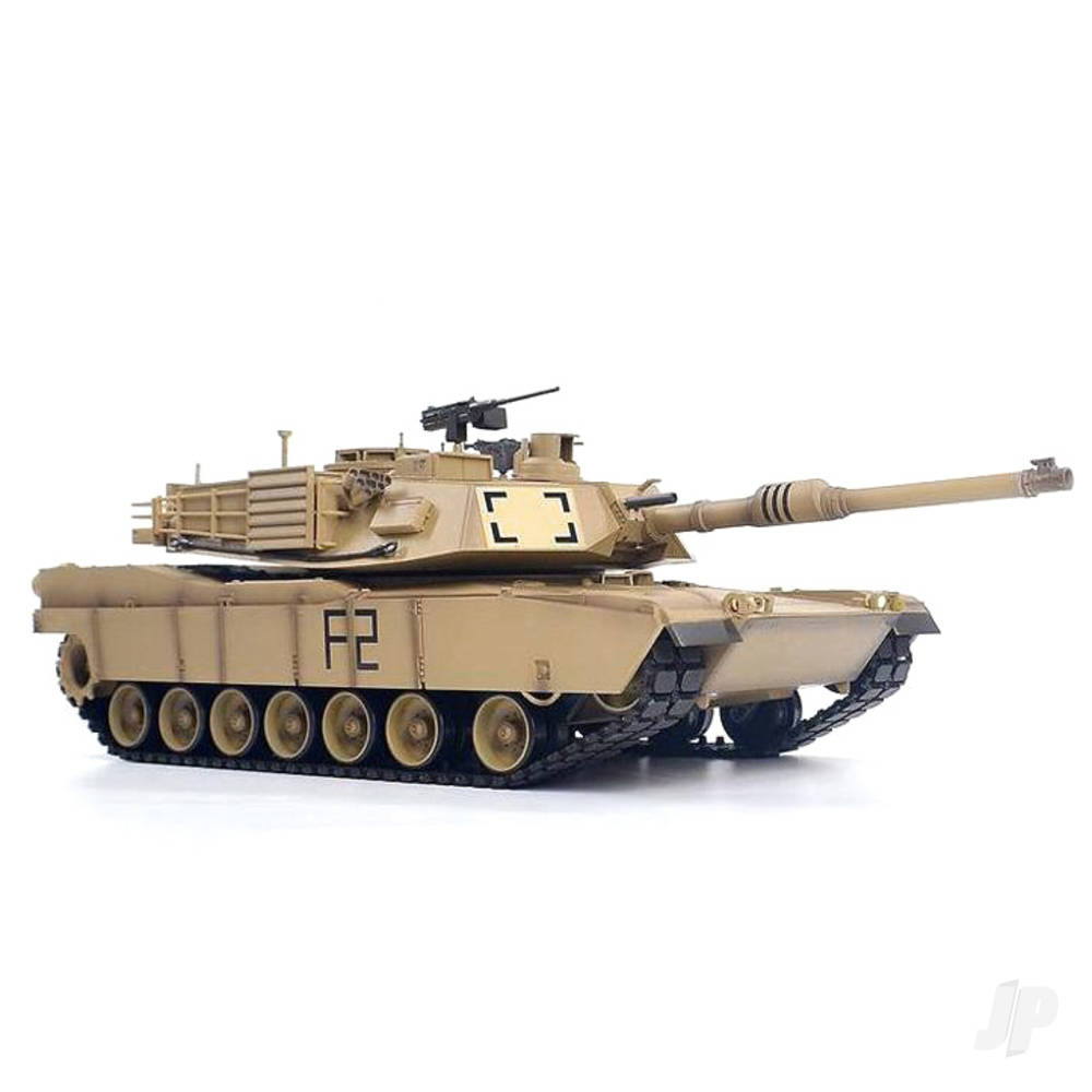 Henglong 1:16 U.S. M1A2 Abrams with Infrared Battle System (2.4GHz + Shooter + Smoke + Sound + Metal Gearbox)-4