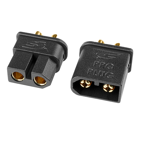 Corally Tc Pro Connector 3.5mm Gold Plated Connectors Reverse Polarity Protection M/f 1 Pair
