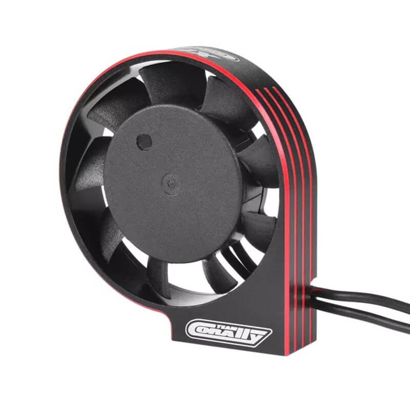 Corally Esc Ultra High Speed Fan Xf-40 Bec Conn. 40mm Bk/re