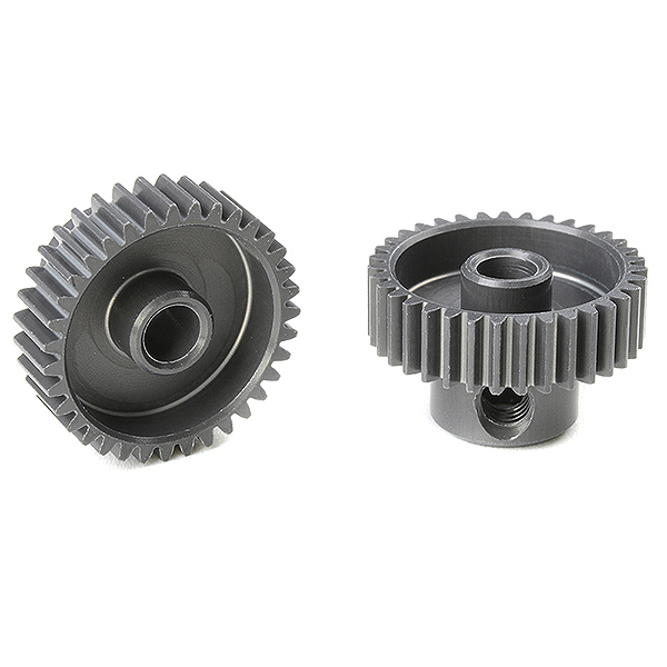 Corally 64 Dp Pinion Short Hard Anodised Al7075 35 Teeth Shaft Dia. 3.17mm