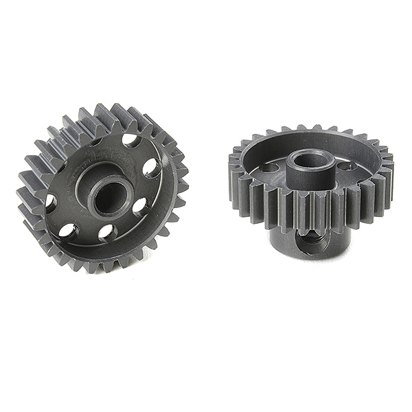 Corally 48 Dp Pinion Short Hard Anodised Al7075 28 Teeth Shaft Dia. 3.17mm