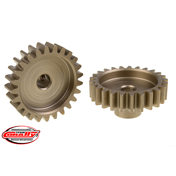 Corally M1.0 Pinion Short Hardened Steel 25 Teeth 5mm Mod1