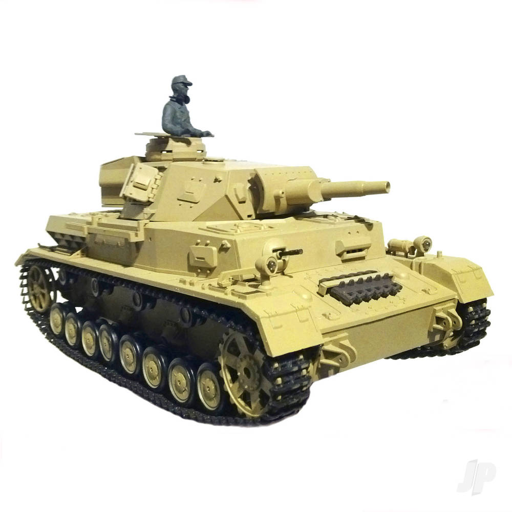 1:16 Dak PZKPFW.IV AUSF. F-1 with Infrared Battle System (2.4GHz + Shooter + Smoke + Sound)-5