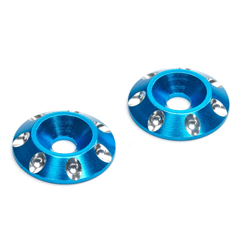 Centro 1/10th Wing Washers - Blue