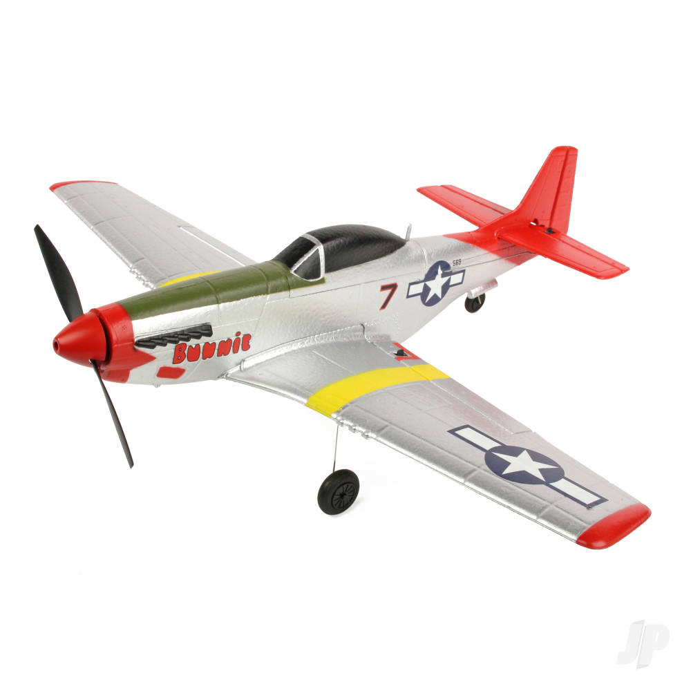 Top RC Mini P-51 (Red Tail) RTF – Mode 1 (450mm)