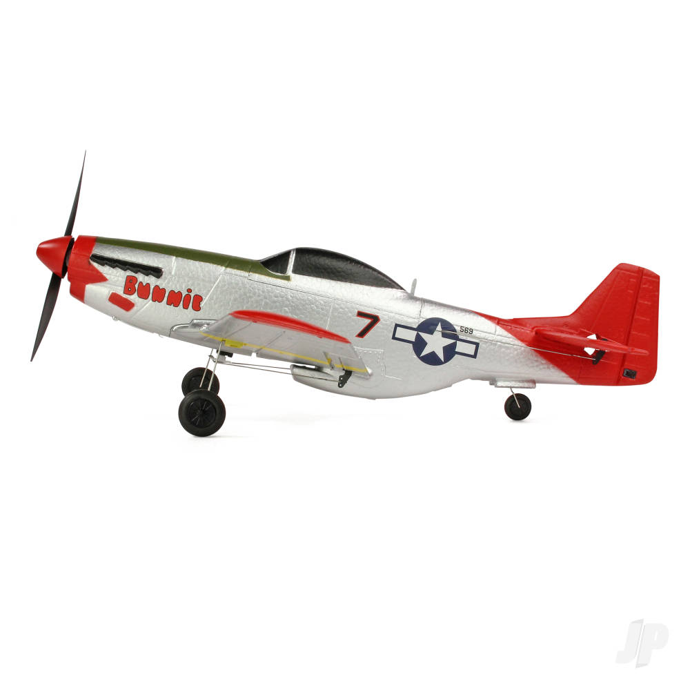 Top RC Mini P-51 (Red Tail) RTF – Mode 2 (450mm)-7