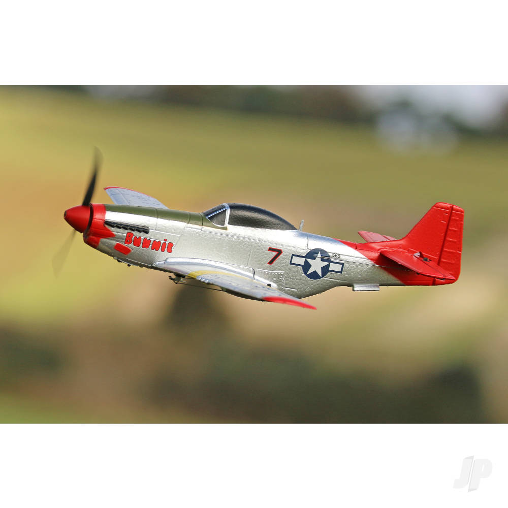 Top RC Mini P-51 (Red Tail) RTF – Mode 2 (450mm)-14