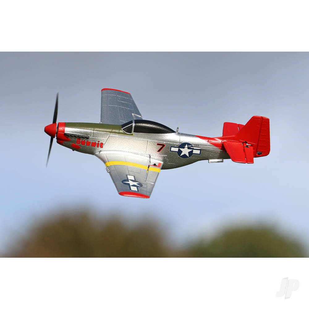 Top RC Mini P-51 (Red Tail) RTF – Mode 2 (450mm)-15