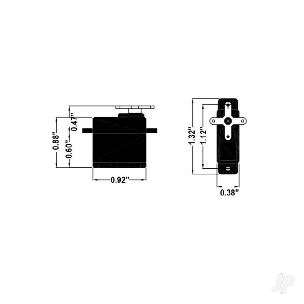 Hitec HS-45HB Ultra Micro Analogue Cored Servo 8g 1.2kg/0.12s 4.8V - 6.0V-8
