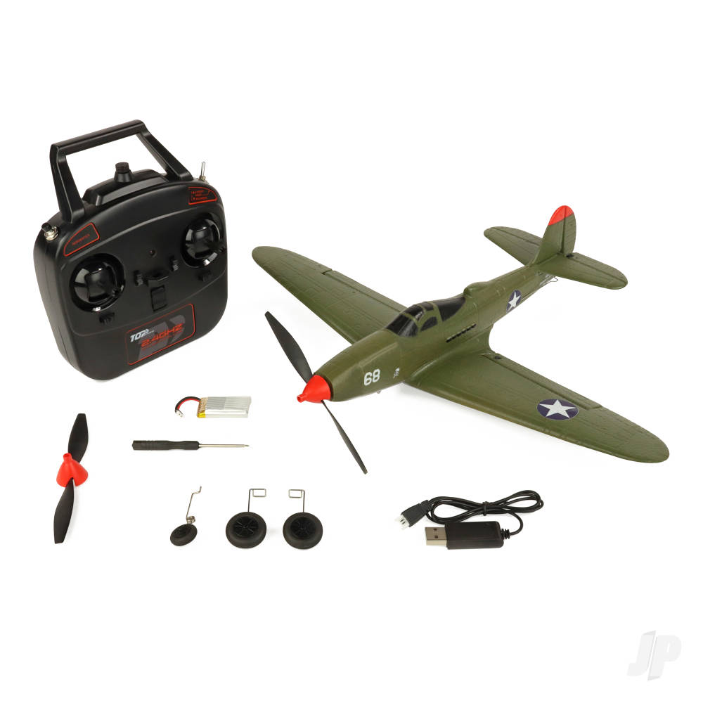 Top RC Mini P-39 RTF – Mode 2 (400mm)-2