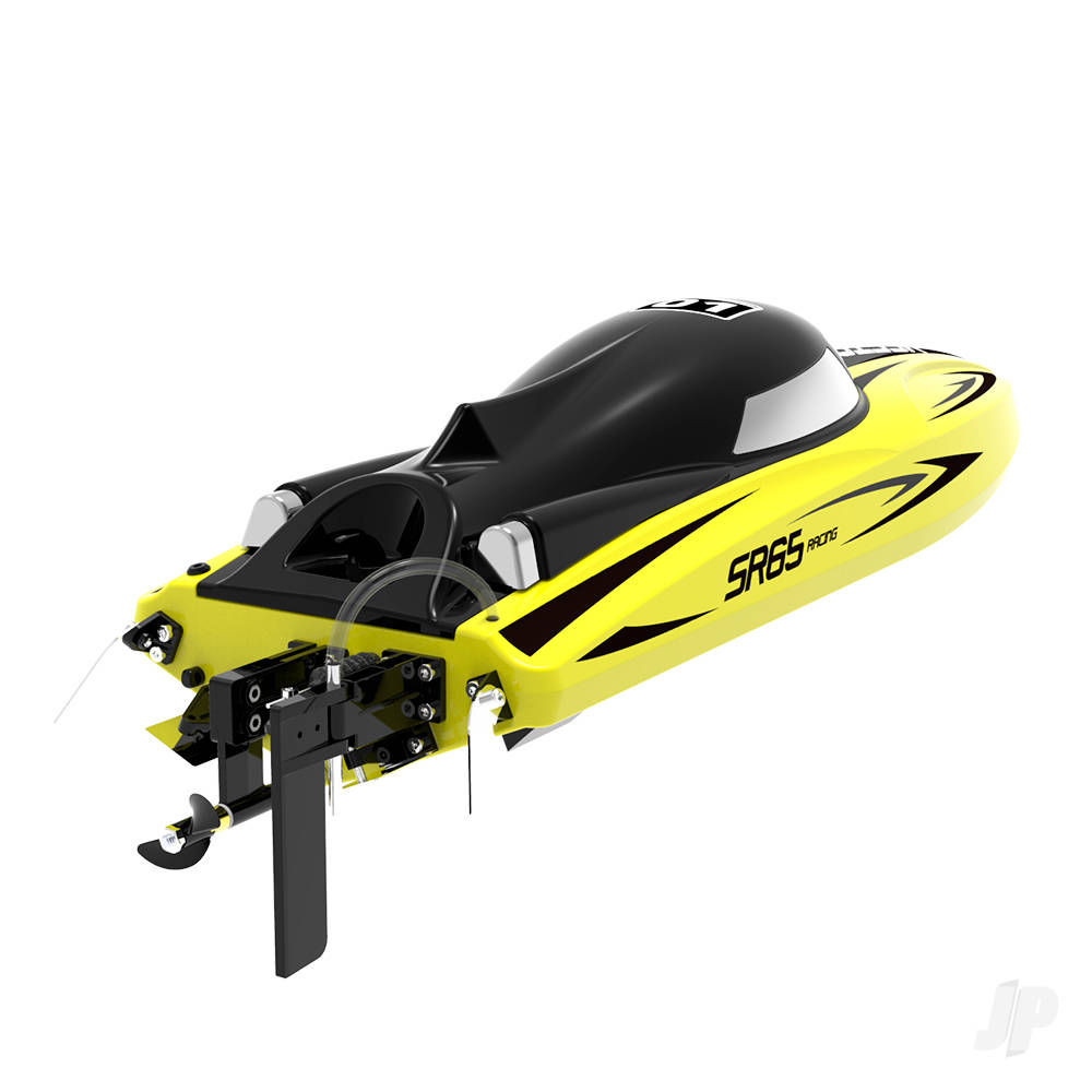 Volantex Vector SR65 Brushed RTR Racing Boat (Yellow)-3