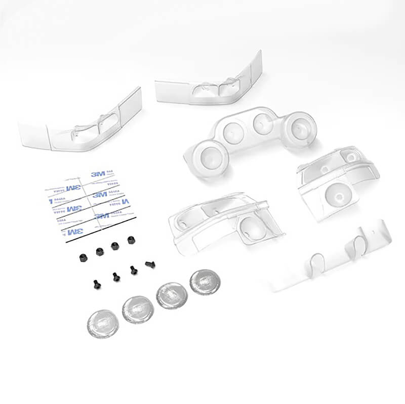 Carisma M48s Subaru Wrc 1997 Light Buckets Set (clear)
