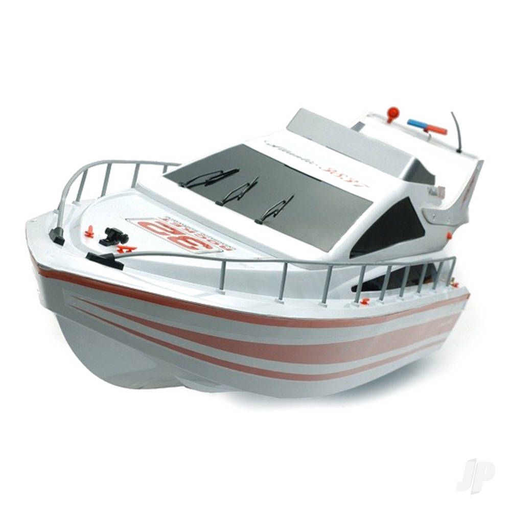 Atlantic Yacht (Luxury Powerboat) RTR, Red (700mm)-3
