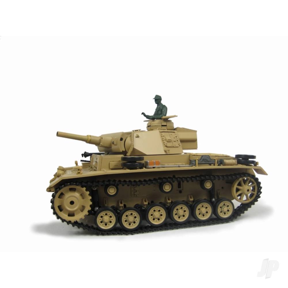 1:16 German Tauch Panzer III (2.4GHz + Shooter + Smoke + Sound)-4