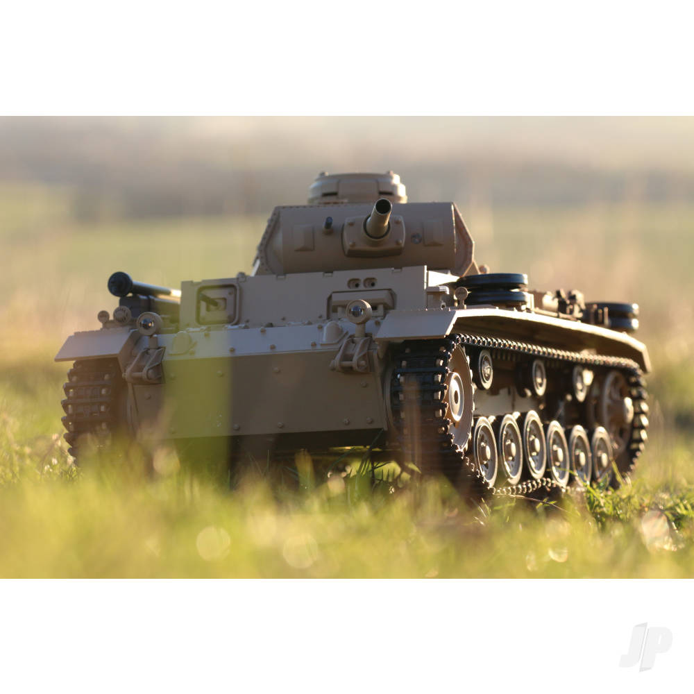1:16 German Tauch Panzer III (2.4GHz + Shooter + Smoke + Sound)-8