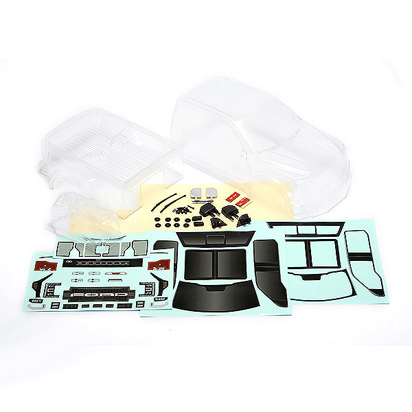 cen-racing-ford-f-450-sd-complete-body-set-with-light-bucket-clear