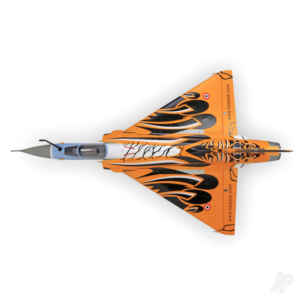 Mirage 2000 8kg Turbine Foam Jet, Tiger (PNP + Vector, no turbine)-3