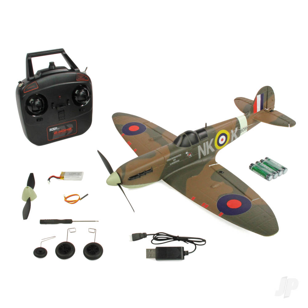 top-rc-mini-spitfire-rtf-mode-2-450mm