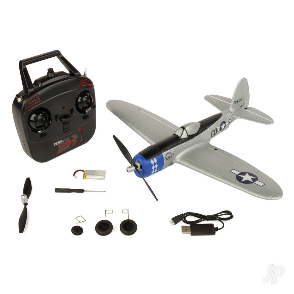 Top RC Mini P-47 RTF – Mode 1 (400mm)-2
