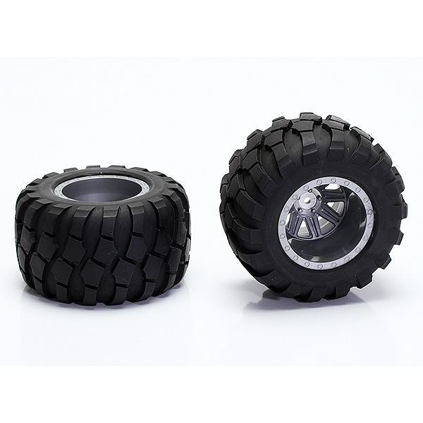 Cen Racing Wheel & Tire Glued (grey)