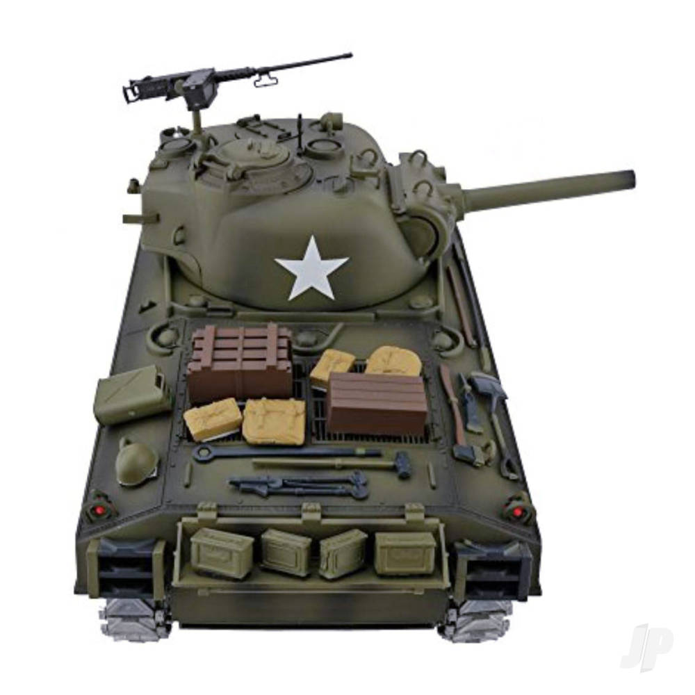116-us-medium-tank-m4a3-sherman-with-infrared-battle-system-24ghz-shooter-smoke-sound-metal-gearbox-metal-tracks-sprocket-idler