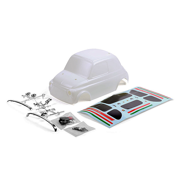 Cen Racing Fiat Abarth 595 Painted Body W/ Decal (175 Wb)