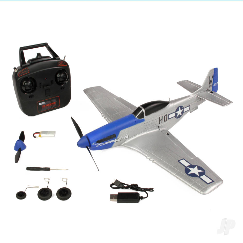 Top RC Mini P-51D RTF – Mode 1 (450mm)-2