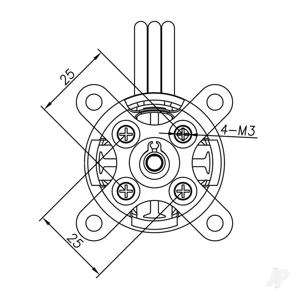 Radient Brushless Motor 4250 800KV (2-4S)-5
