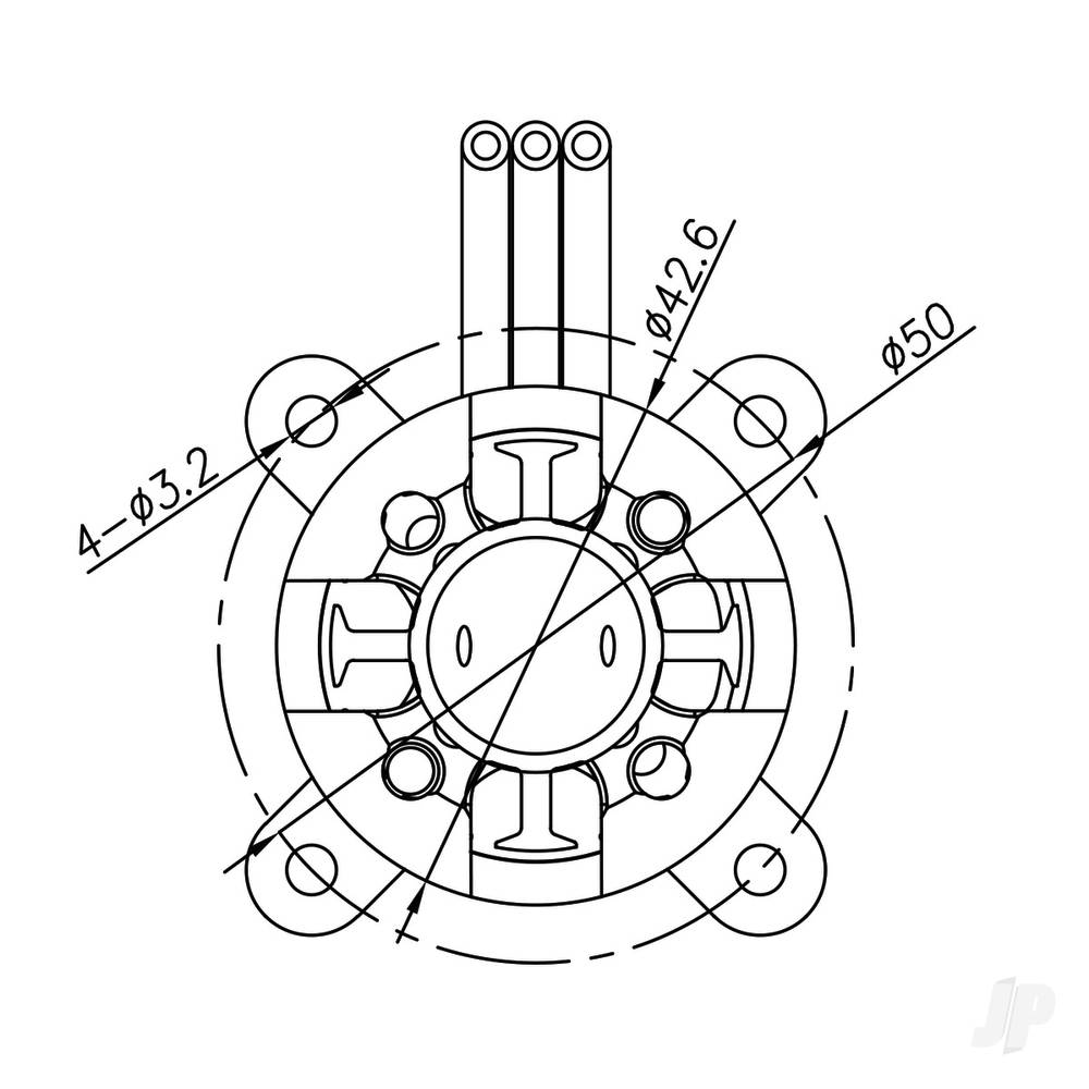 Radient Brushless Motor 4260 600KV (3-5S)-4