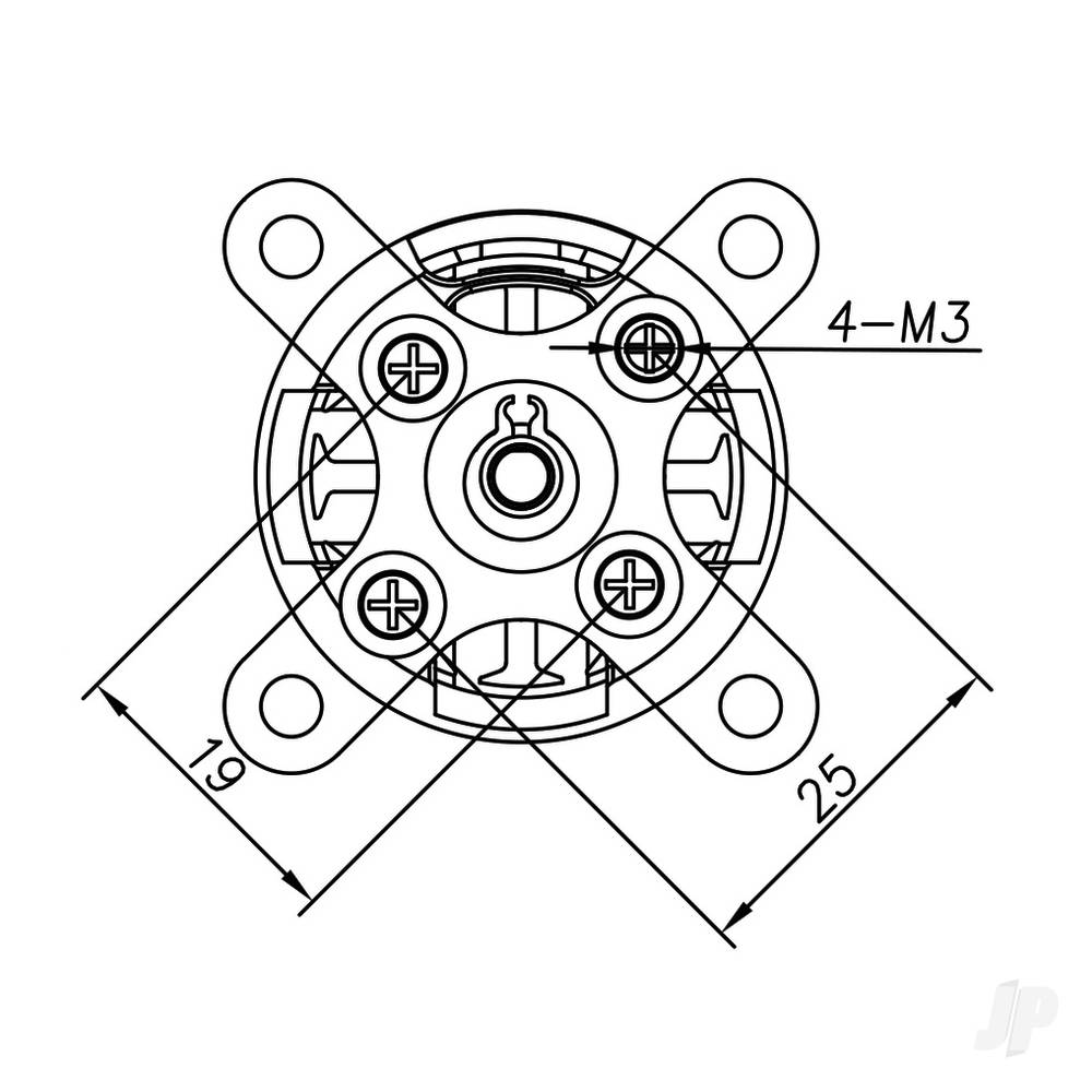 Radient Brushless Motor 3536 1050KV (2-4S)-5