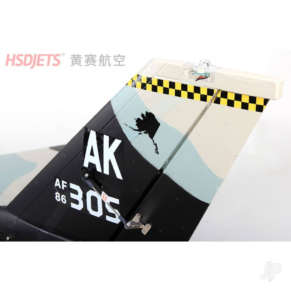 F-16 6kg Turbine Foam Jet, Alaska Snow Camo (PNP, no turbine)-8