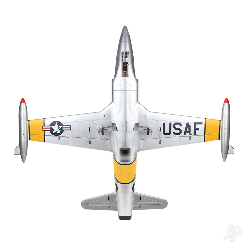 T-33 8kg Turbine Foam Jet, Yellow Ribbon (PNP, no turbine) XT60-5