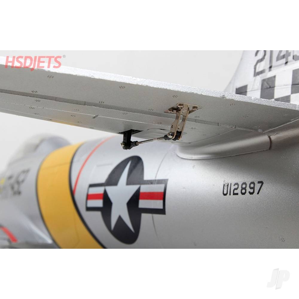 T-33 8kg Turbine Foam Jet, Yellow Ribbon (PNP, no turbine) XT60-11