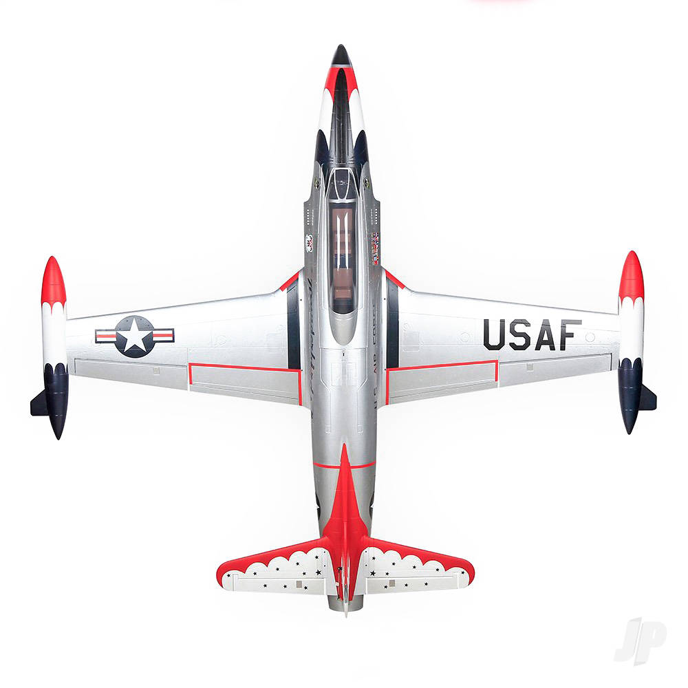T-33 8kg Turbine Foam Jet, Thunderbirds (PNP, no turbine) XT60-2